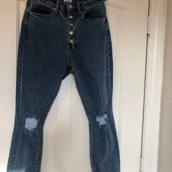 WEWOREWHAT HIGH WAISTED JEANS - Picture 6 of 6